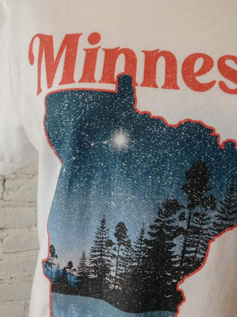 MN North Star State Graphic Tee-Graphic tee-Yellow Umbrella