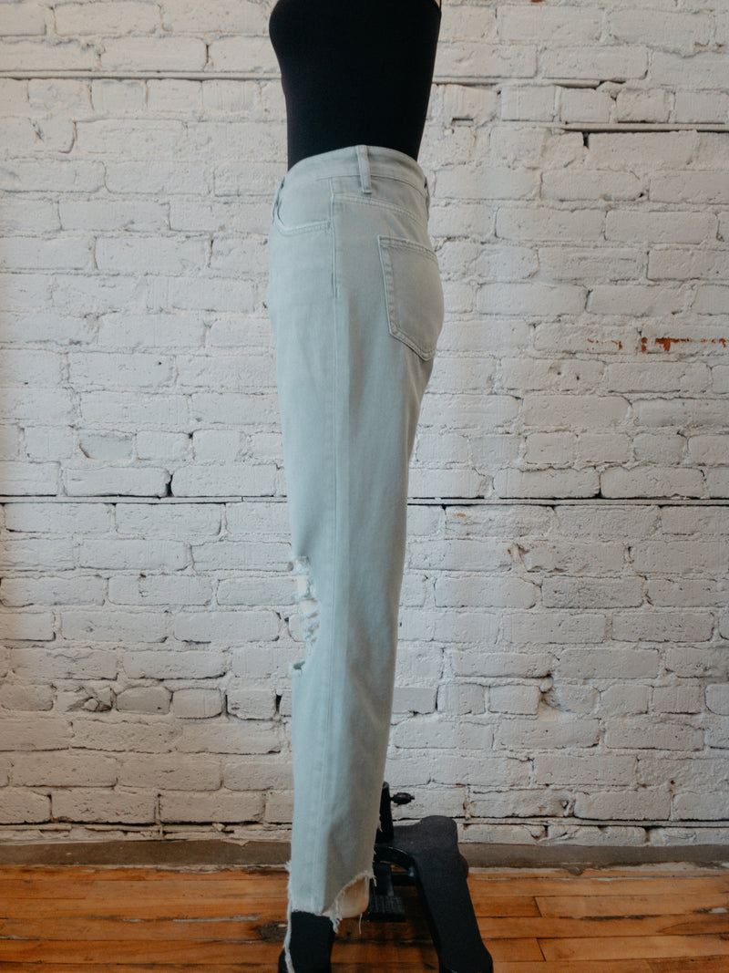 90s Vintage Crop Flare Jeans