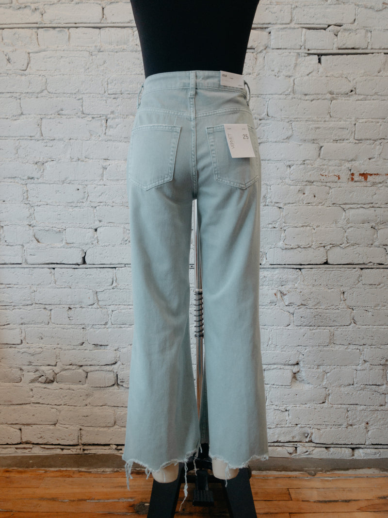 90s Vintage Crop Flare Jeans