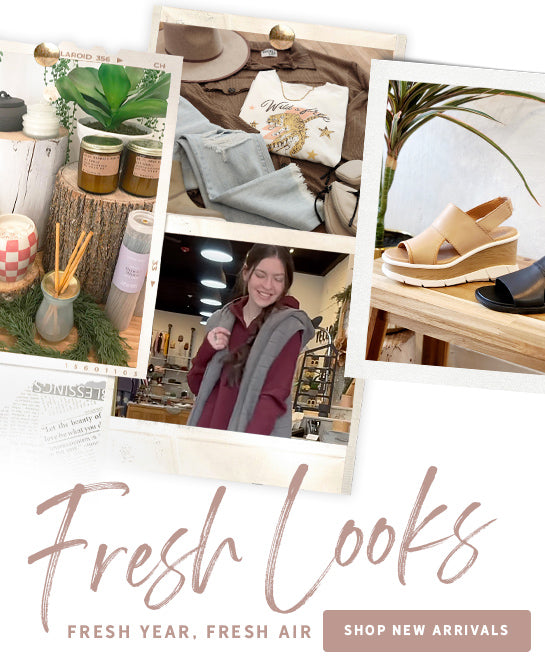 New spring clothing at Yellow Umbrella Boutique Bemidji