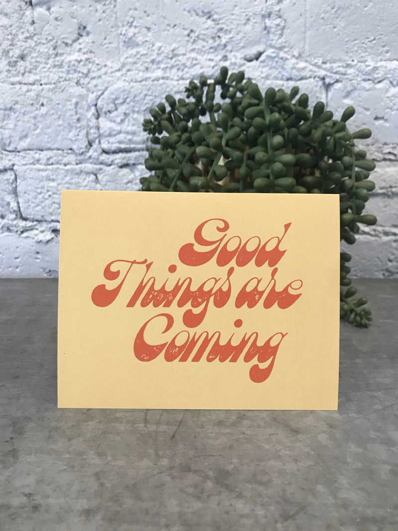 4x6 Greeting Card-greeting cards-Yellow Umbrella
