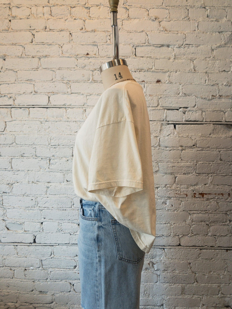 Comfort Colors Cropped Tee-Crop Top-Yellow Umbrella