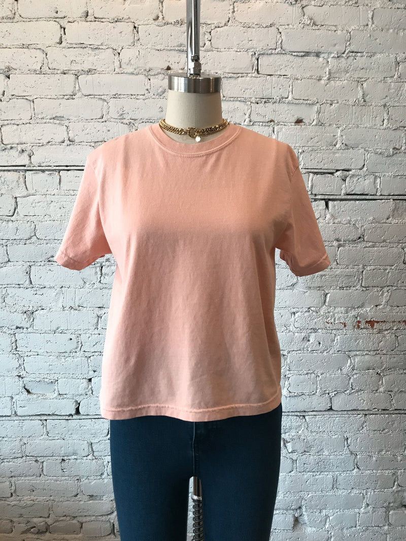 Comfort Colors Cropped Tee-Crop Top-Yellow Umbrella
