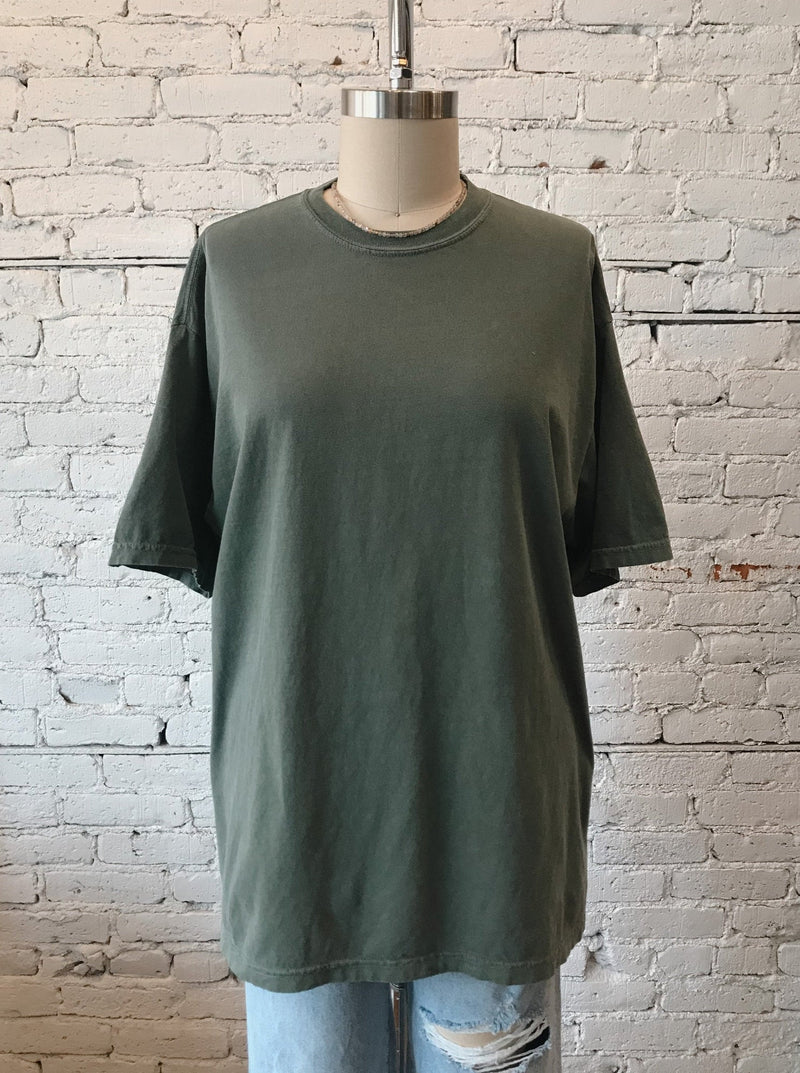 Comfort Colors Heavyweight Tee - Plus-Plus Size Top-Yellow Umbrella