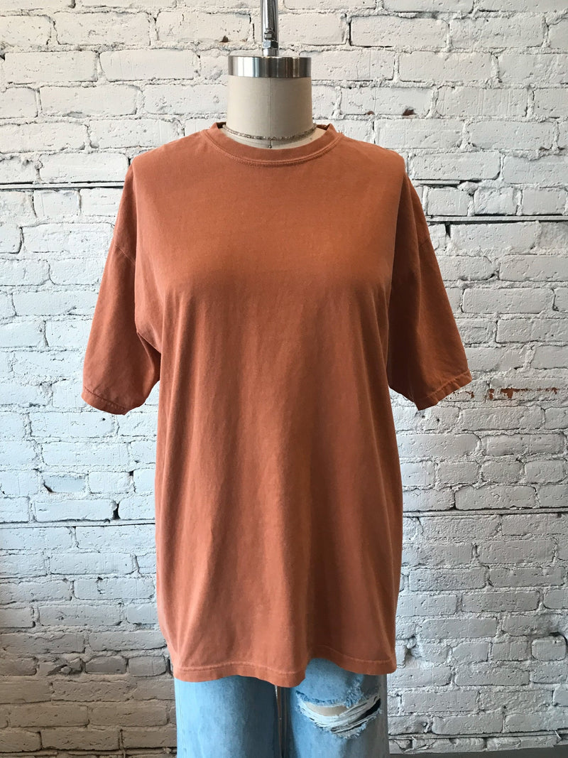 Comfort Colors Heavyweight Tee - Plus-Plus Size Top-Yellow Umbrella