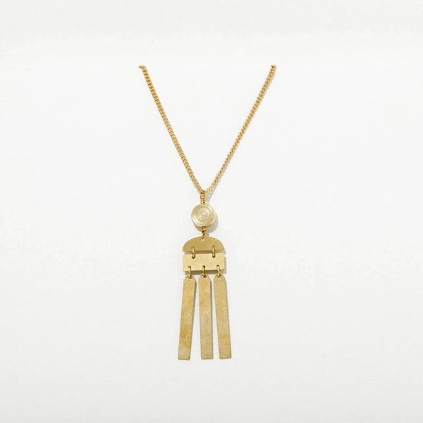 Coretta Necklace-Necklace-Yellow Umbrella