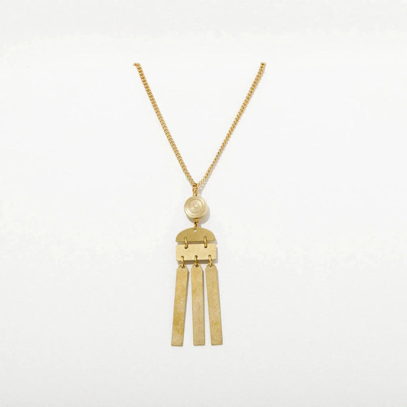 Coretta Necklace-Necklace-Yellow Umbrella