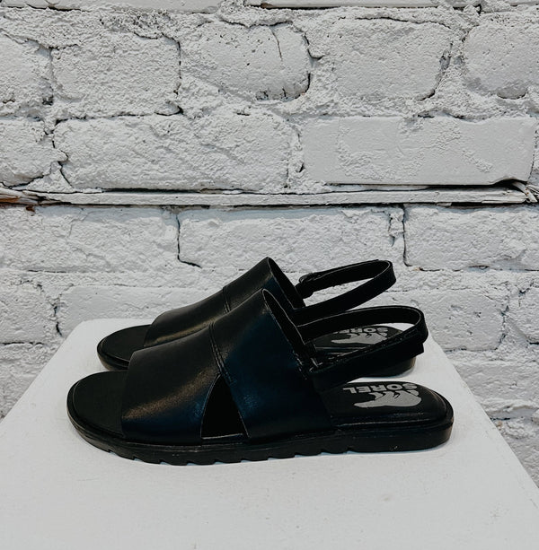 Ella II Slingback - Black/White-Shoes-Yellow Umbrella