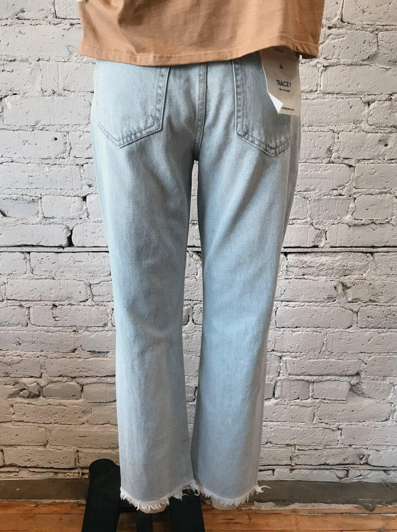 Hidden Jeans - Classic Cropped Straight Jean-jeans-Yellow Umbrella