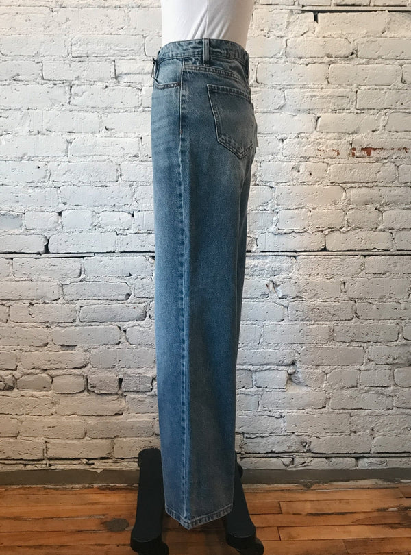 Hidden Jeans - Medium Wash Dad Jeans-Jeans-Yellow Umbrella