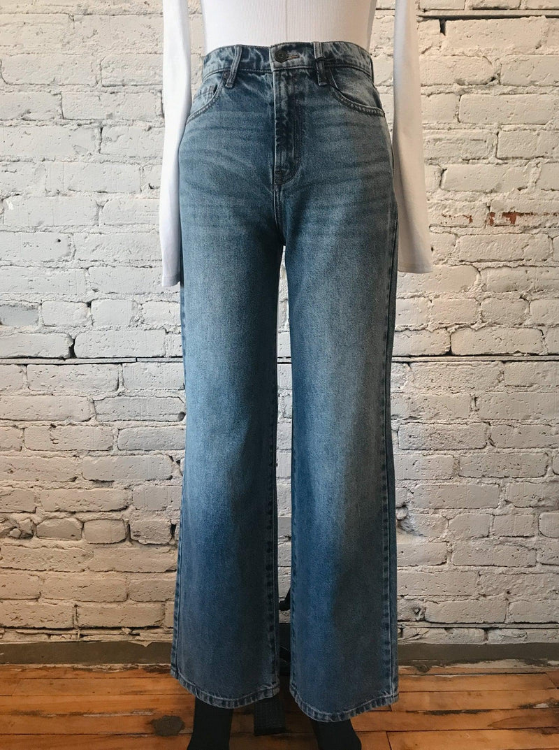 Hidden Jeans - Medium Wash Dad Jeans-Jeans-Yellow Umbrella
