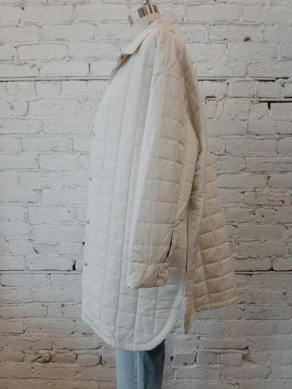 Reversible Quilted Jacket-jacket-Yellow Umbrella