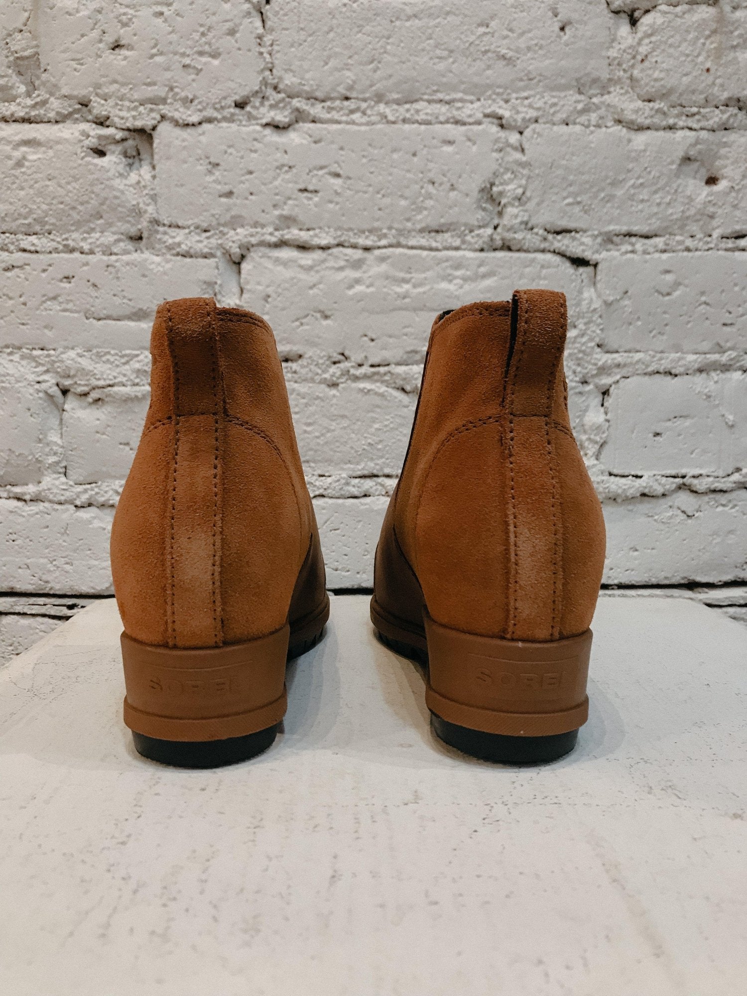 Sorel Evie Pullon Velvet Tan Yellow Umbrella