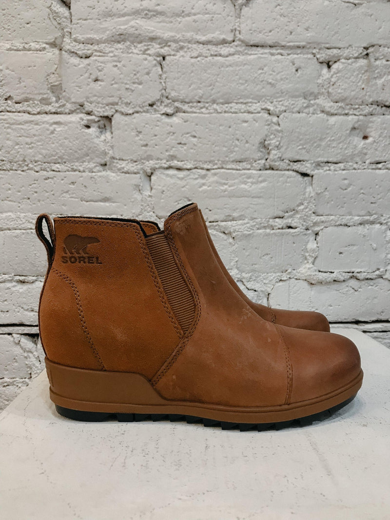 Sorel Evie Pullon Velvet Tan Yellow Umbrella