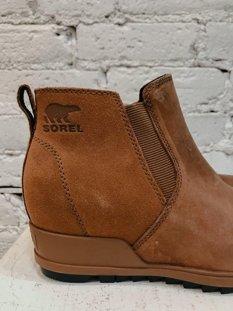 Sorel Evie Pullon Velvet Tan Yellow Umbrella