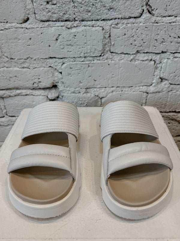 Viibe Slides - Sea Salt & Dark Stone-Sandal-Yellow Umbrella